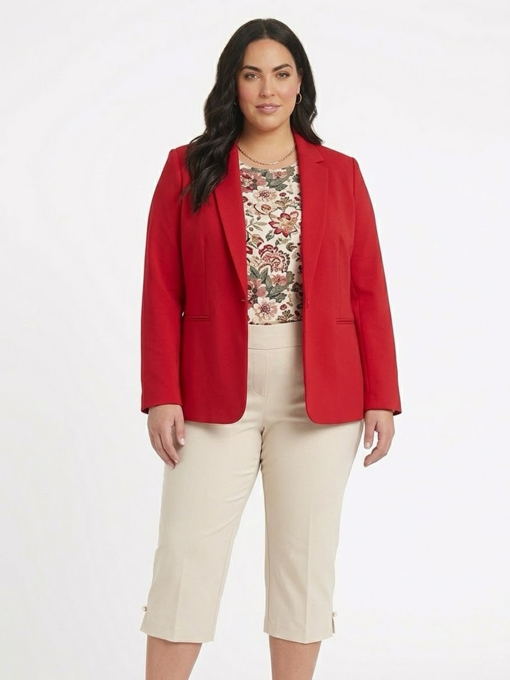 Dear Scarlett Cropped Pull-On Pants in Light Beige “Only Pair”